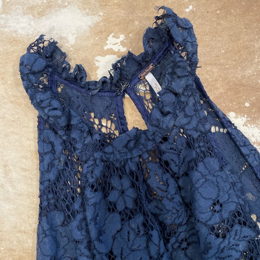 Free People Sweet Meadow Dreams Lace Top - Picture 6 of 8